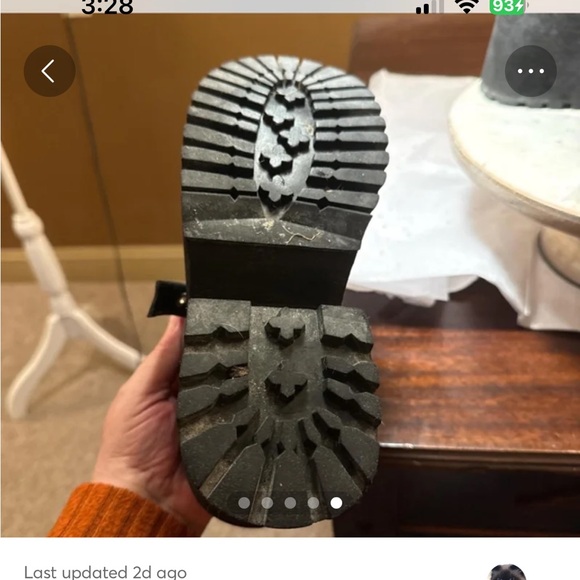 Hot Topics Mary Jane Platform Chunky Heel Round Toe Dark Academia Goth 8-8.5 Sz - Picture 7 of 10